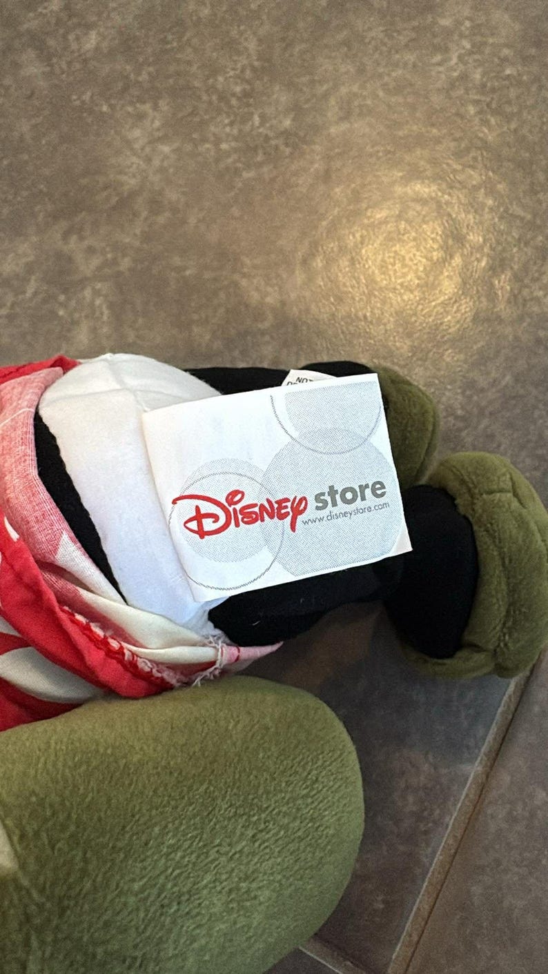 Peluche de Minnie Mouse como Lilo, Stitch y Scrump de Disney Store, de 20 cm (8 pulgadas), con relleno de bolitas. imagen 4