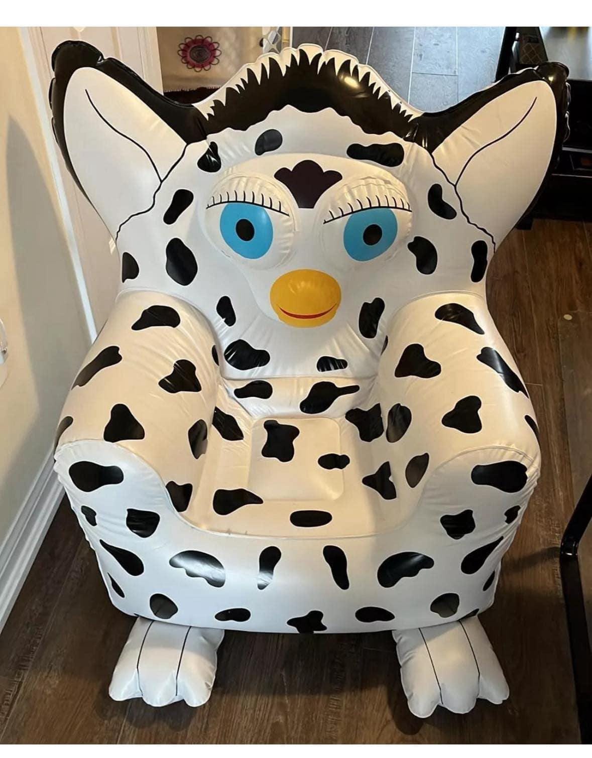 Vintage 1999 Furby Inflatable Chair Dalmatian Furby RARE - Etsy