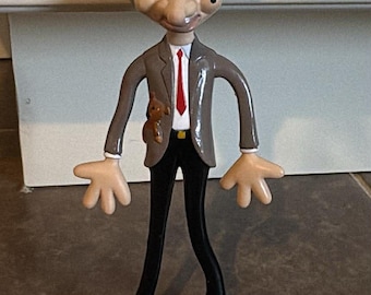 RARE Vintage 1997 Mr. Bean Doll With Teddy – Collectible Plush