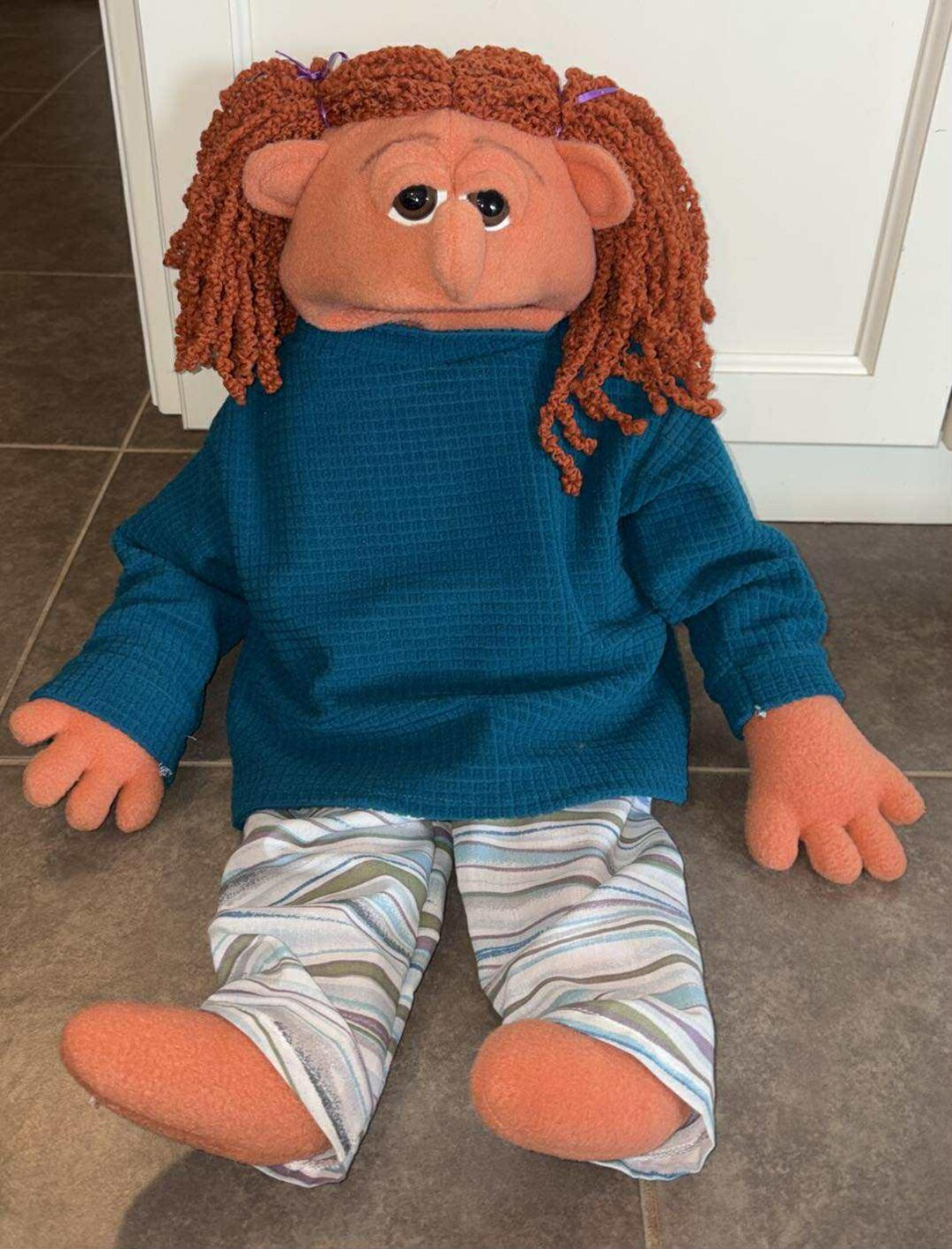 Vintage Girl Full Body Hand Puppet Plush 23 Inches READ - Etsy