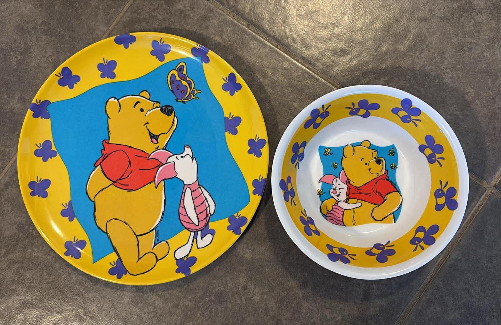   THE Winnie the Pooh　プレート Winnie the Pooh Melamine Plate - Etsy Canada