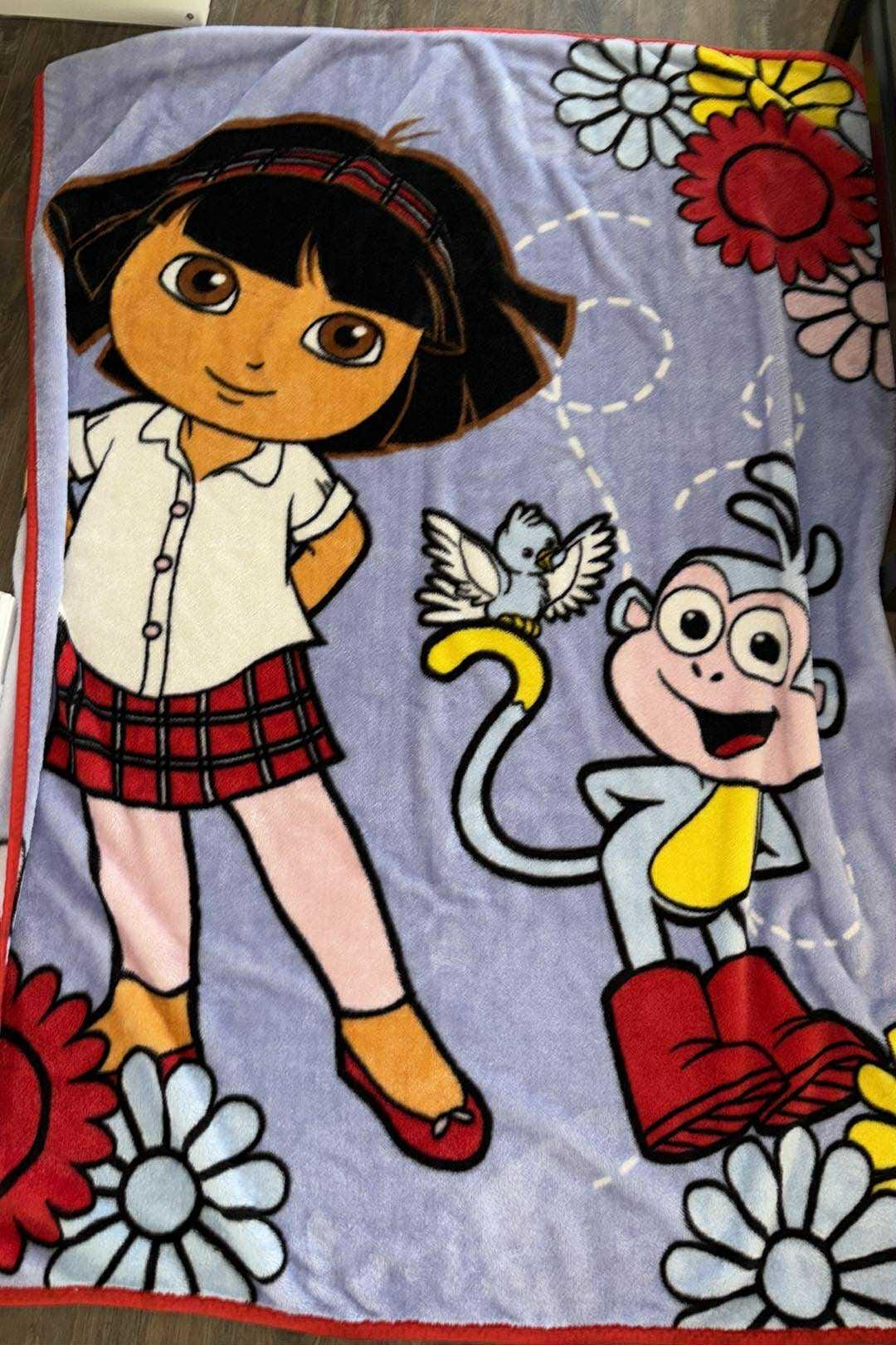 Vintage Dora the Explorer and Boots Purple Blanket Full Size - Etsy
