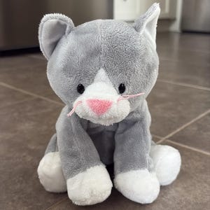 Ty Pluffies パースリー グレー 猫 プラスチックアイ 子猫 8インチ
