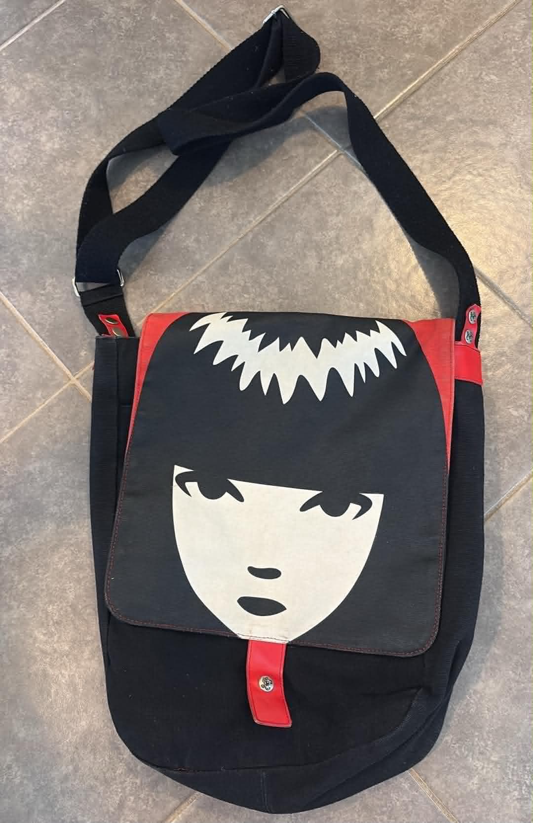 Vintage Emily The Strange メッセンジャー　希少 Vintage 2002 Emily the Strange Hand Bag Grunge Gothic Punk Purse