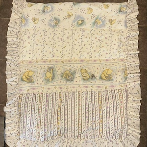 Vintage 1996 Classic Winnie The Pooh Crib Bedding Comforter