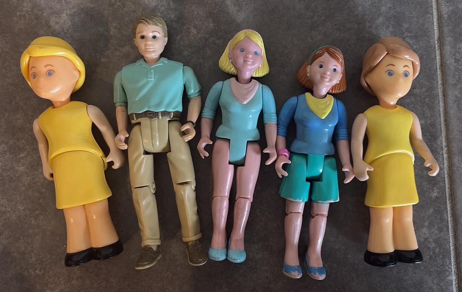 12” ケツメイシ 男女6人夏物語 PRTF327 TOYS FACTORY /00250 1993 Fisher Price Loving Family Lot Mom Dad and Sister Figures