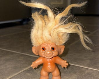Vintage Scandia House Rootie Troll Doll with Rooted Hair