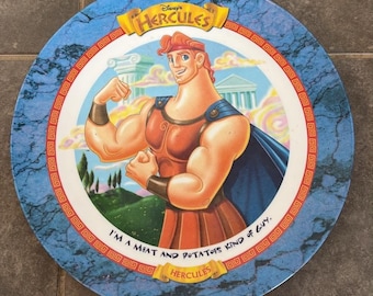 Vintage 1997 McDonald's Disney Hercules melamine bord verzamelobject