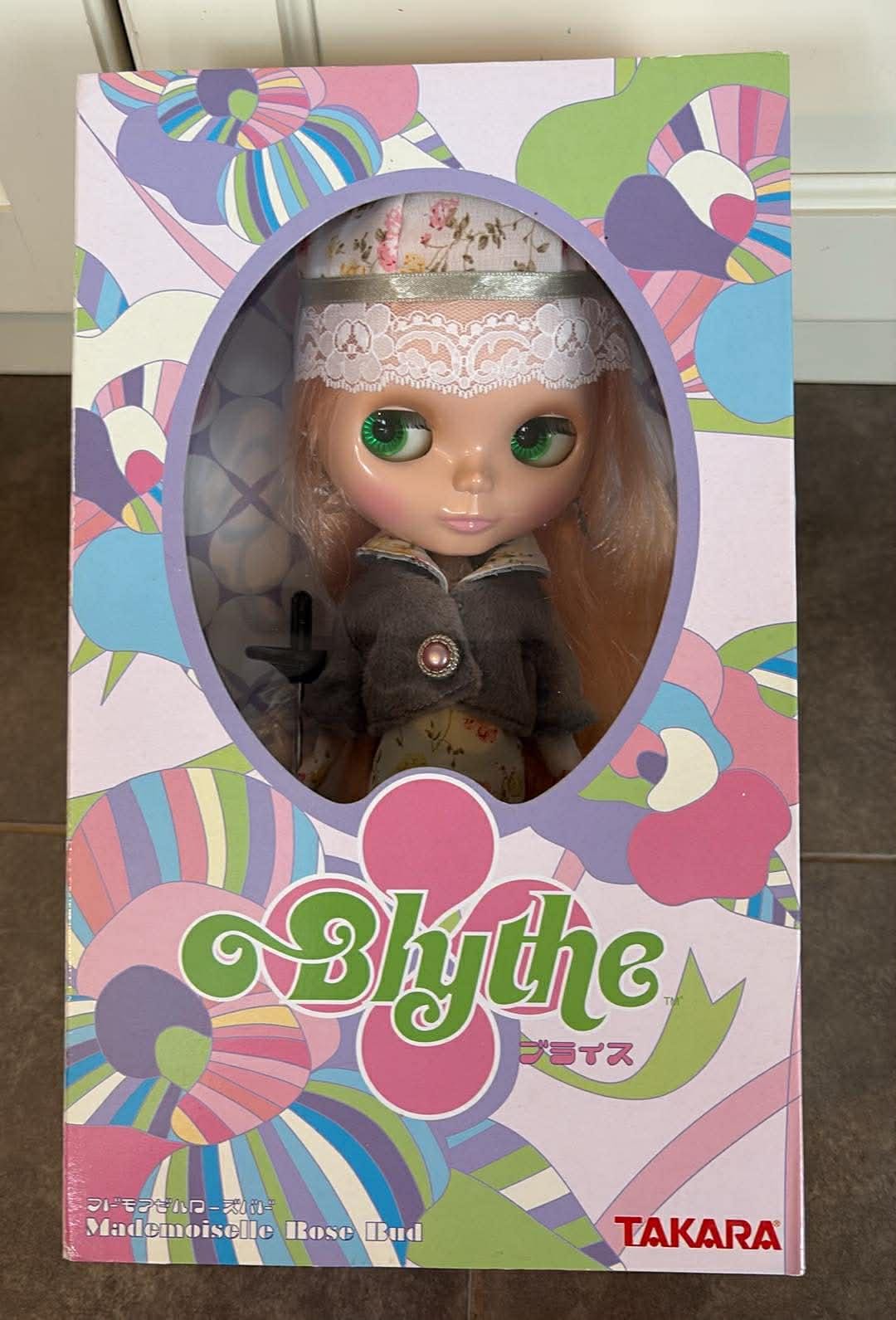 Takara Neo Blythe Doll Mademoiselle Rosebud Rare Collectible With