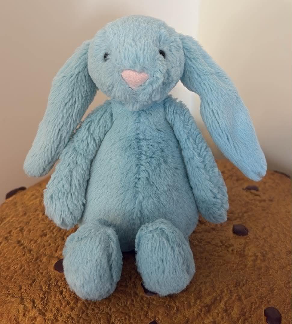 Blue rabbit plush - Etsy 日本