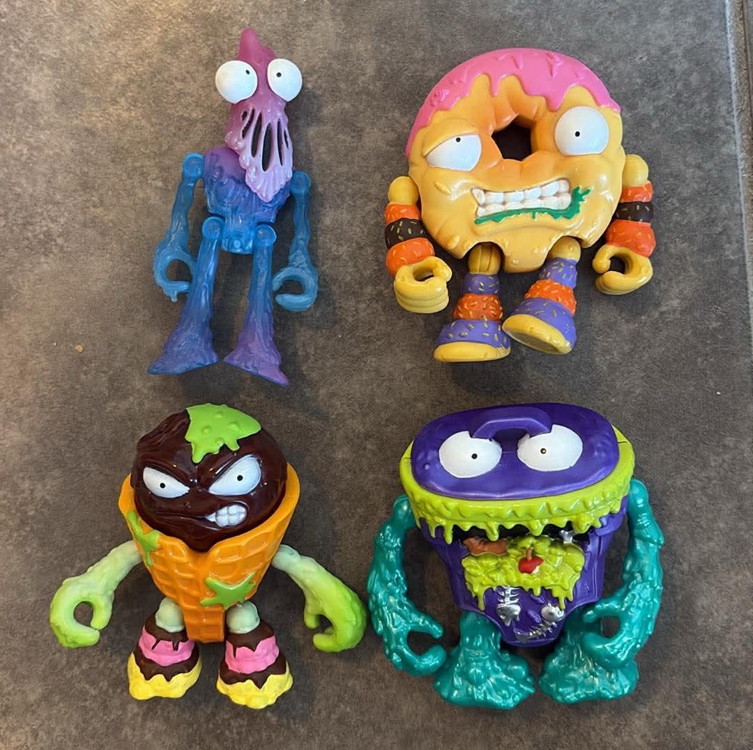 Grossery Gang Trash Can Man Dodgey Donut Capt Lice Cream 4 Toys - Etsy
