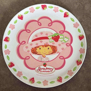 Vintage 2003 Strawberry shortcake Melamine Plastic Kids Plate
