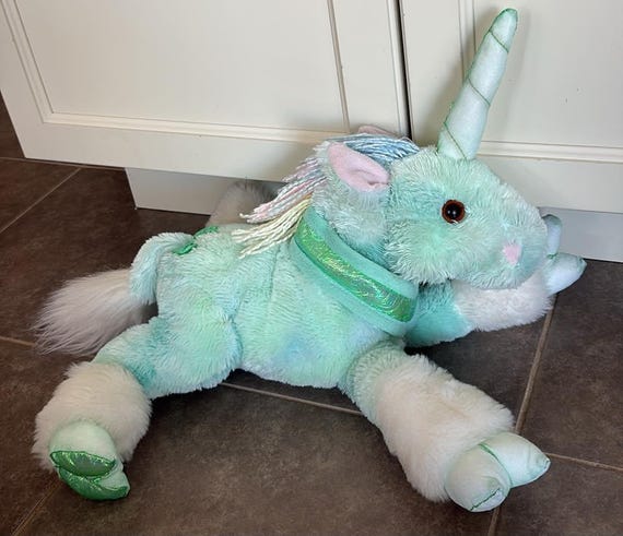 2000 Vintage Toys R Us Animal Alley Unicorn Plush 15