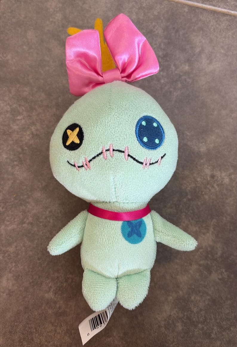 Disney Lilo & Stitch 8” Scrump Stuffed Plush Soft Stuffed Toy image 1