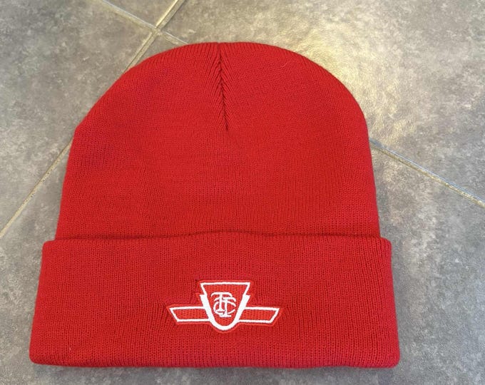 Toronto Toque Color TTC Toronto Transit Red Winter Hat Toque - Etsy