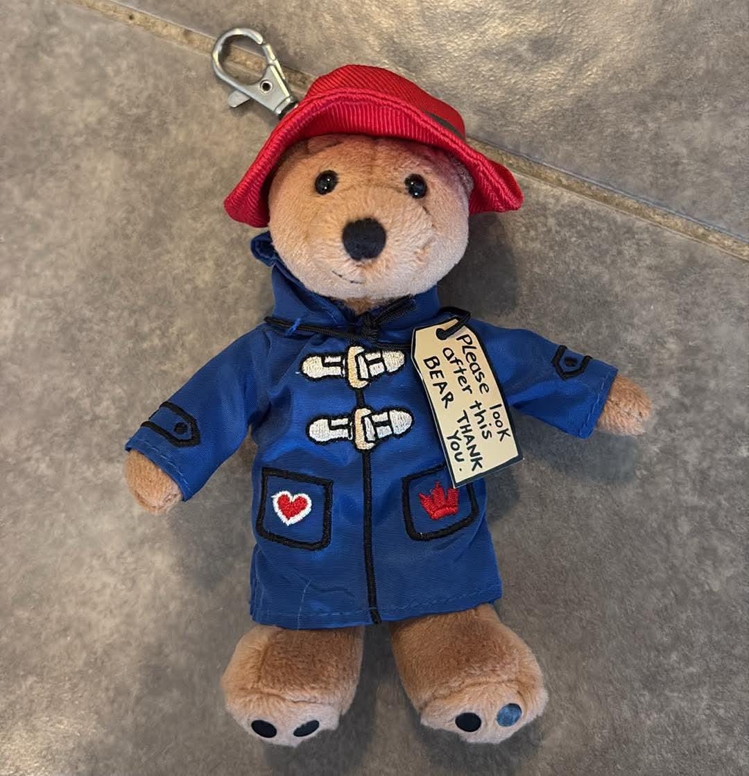 Paddington Bear Plush Keychain - Etsy