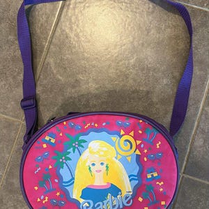Bolsa térmica con cremallera para el almuerzo de Barbie, estilo vintage de los años 90, de Mattel