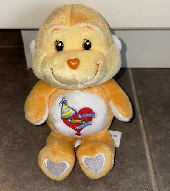 2002 Care Bears Cousins Playful Heart Monkey Carlton Cards 8 Inch