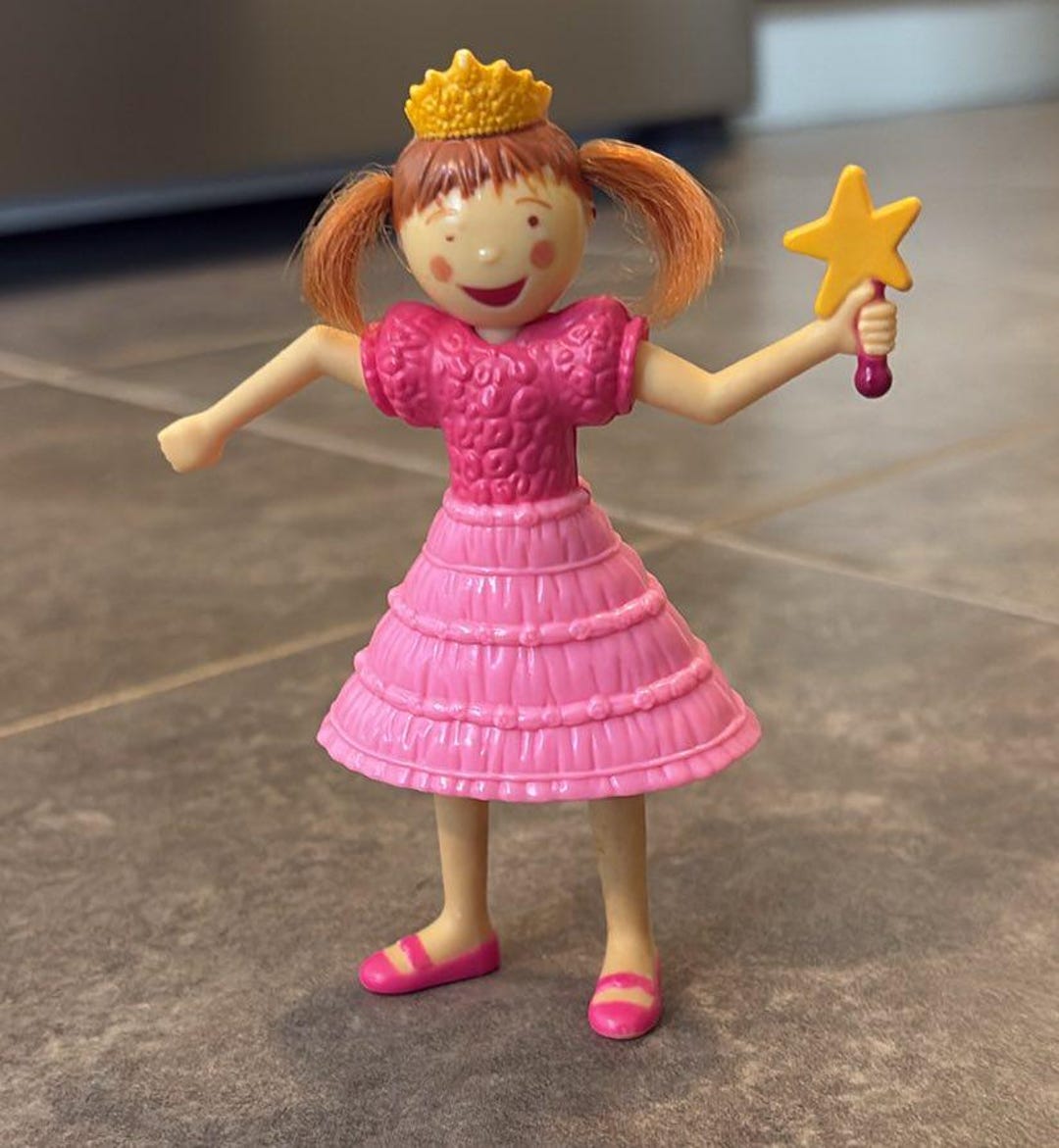 Pinkalicious Princess Doll Figure Burger King Victoria Kann 4 Inch