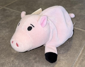 Disney Store Toy Story Mini Bean Bag Hamm Pig Plush 7 inch