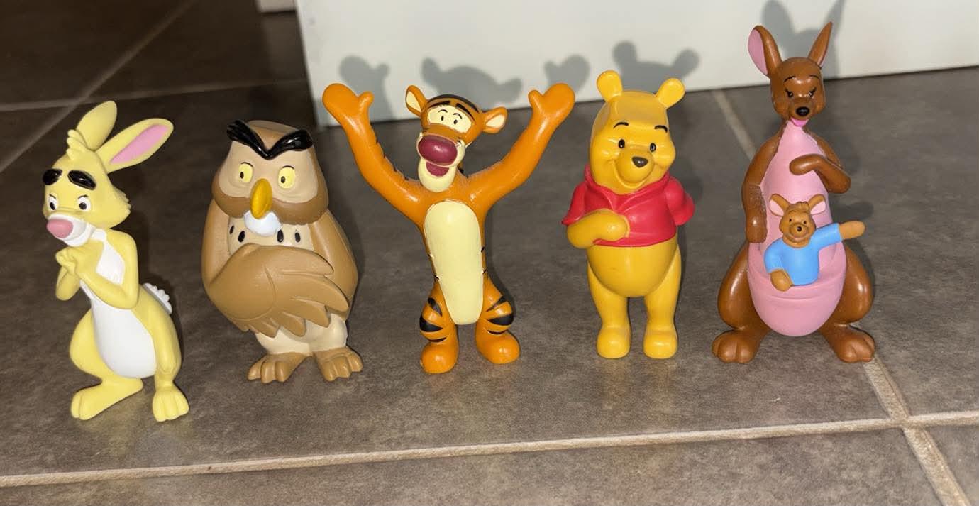 ディズニー くまのプーさん デラックスPVCフィギュア5体セット