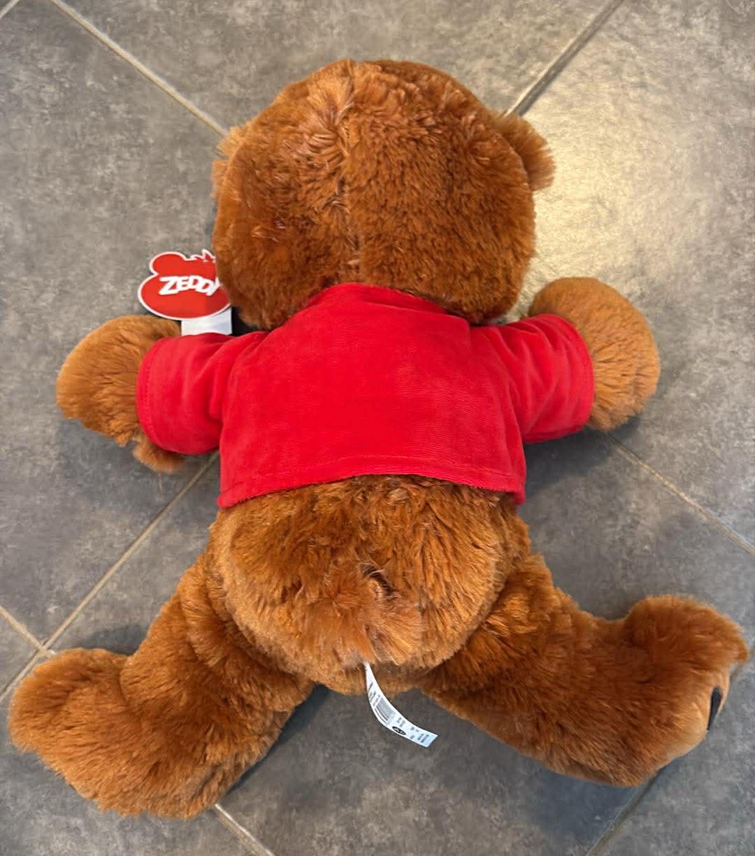 Zellers Mascot Teddy Bear Zeddy With Red Shirt Plush 18 Inch - Etsy