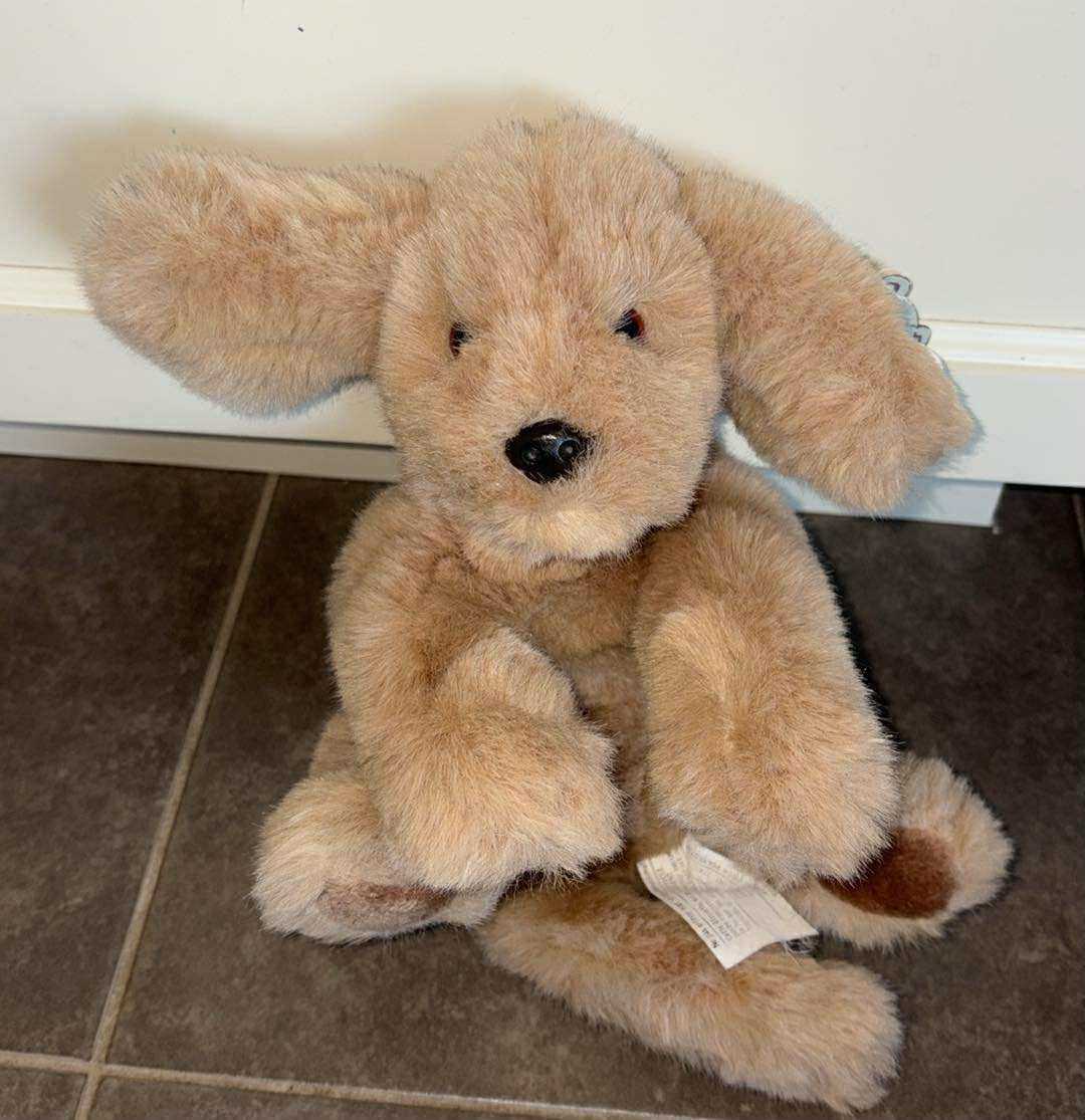 GUND 1985 Muttsy Puppy Dog Plush Golden Retriever Stuffed Animal