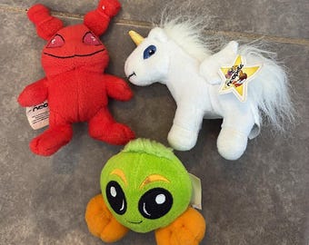 Vintage 2004 Mcdonalds Neopets Plush Toys 3 Included - Etsy