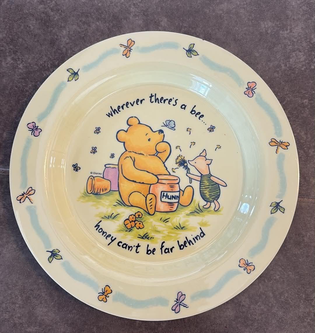 Winnie the Pooh Melamine Plate - Etsy