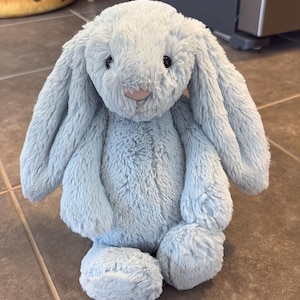 Jellycat Bashful Blue Bunny - Etsy