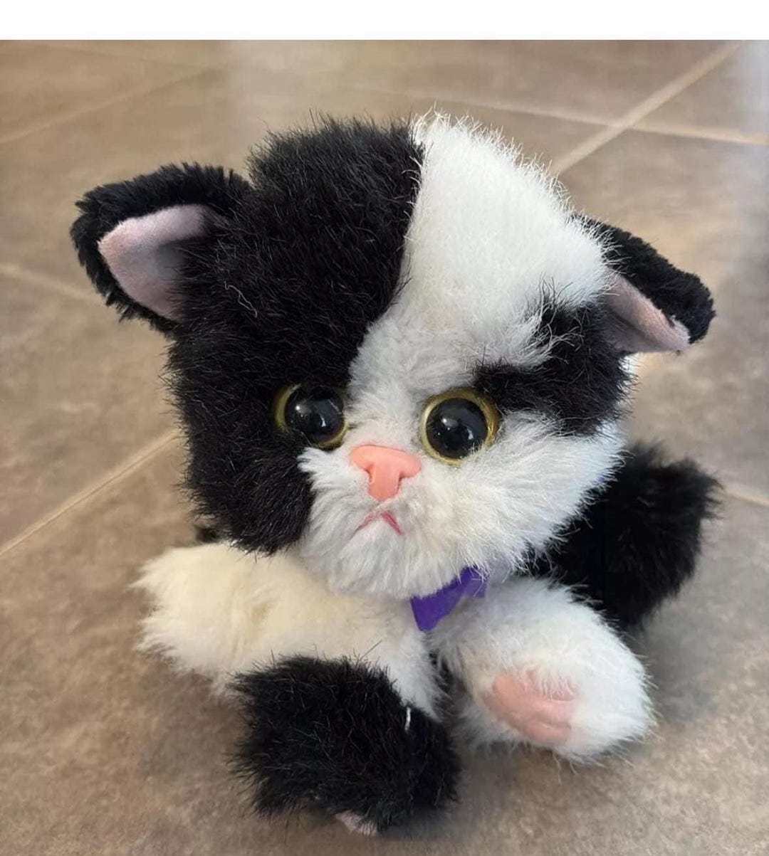 1992 Tyco Kitty Kitty Kittens Baby Kitten Black & White