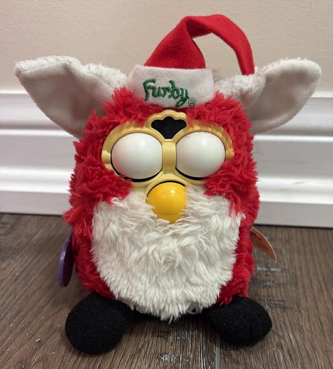 1999 Vintage Limited Edition Christmas Santa Claus Furby Red White
