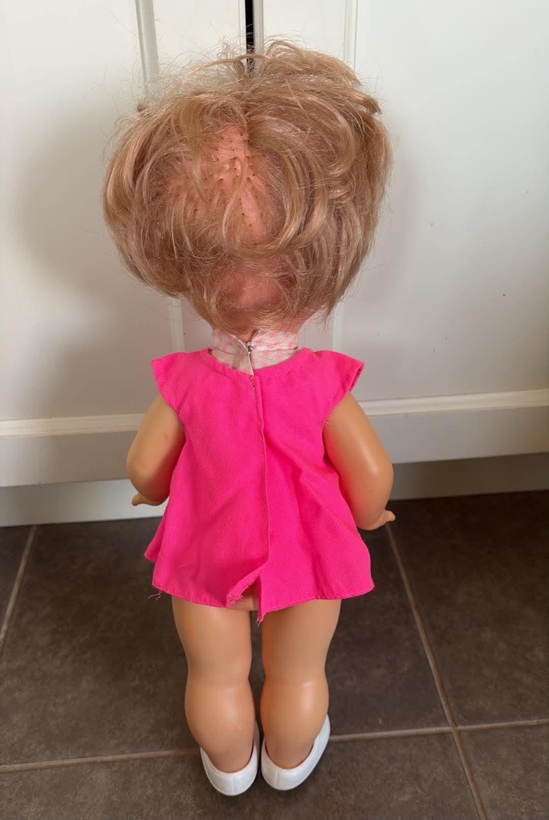 Vintage 1972 Saucy Expressions Doll in Original Outfit - All Faces