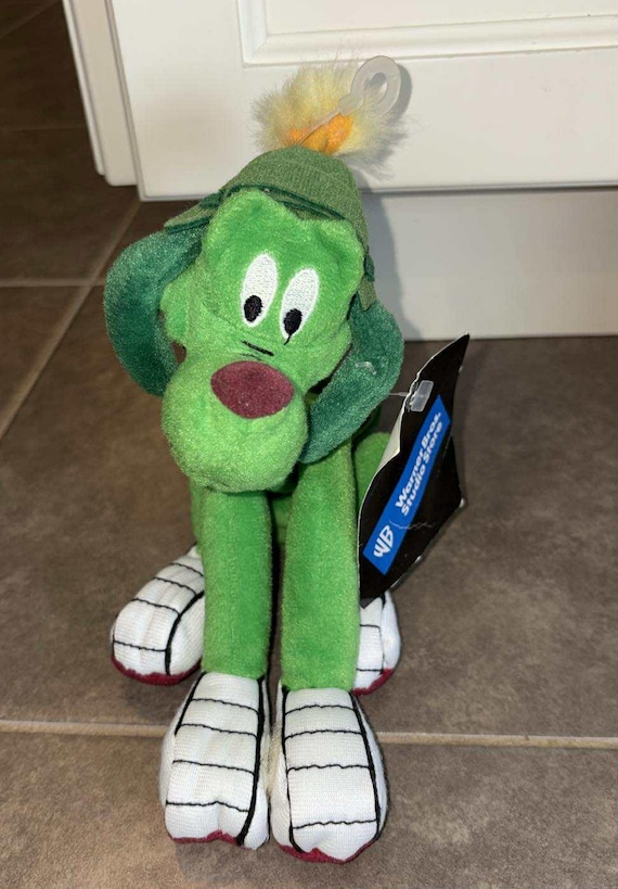 Vintage Looney Tunes K-9 Alien Dog Plush Bean Bag Toy - 8 Inch
