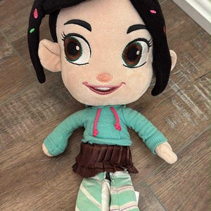 Disney Wreck it Ralph Vanellope von Schweetz Plush Toy 12&quot;