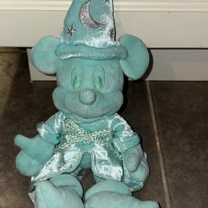 Disney Micky Maus Mint Grün Zauberer Plüschtier 30,5 cm Bild 1