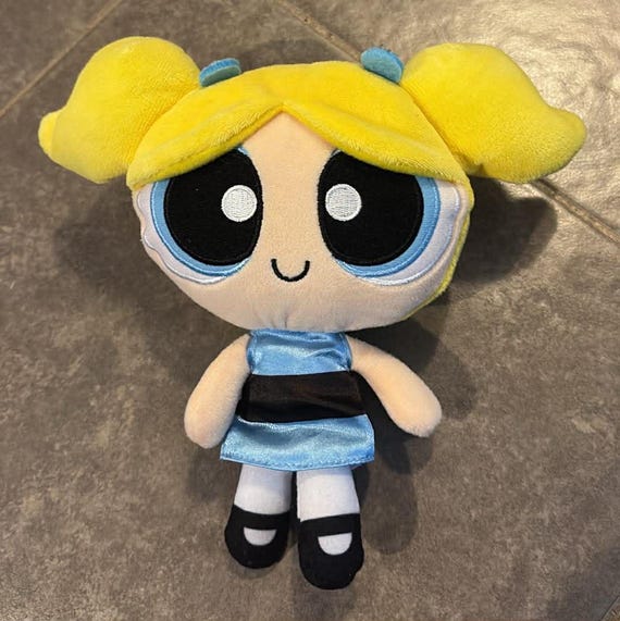 パワーパフガールズ ぬいぐるみ バブルス 8インチ ぬいぐるみ - Etsy 日本