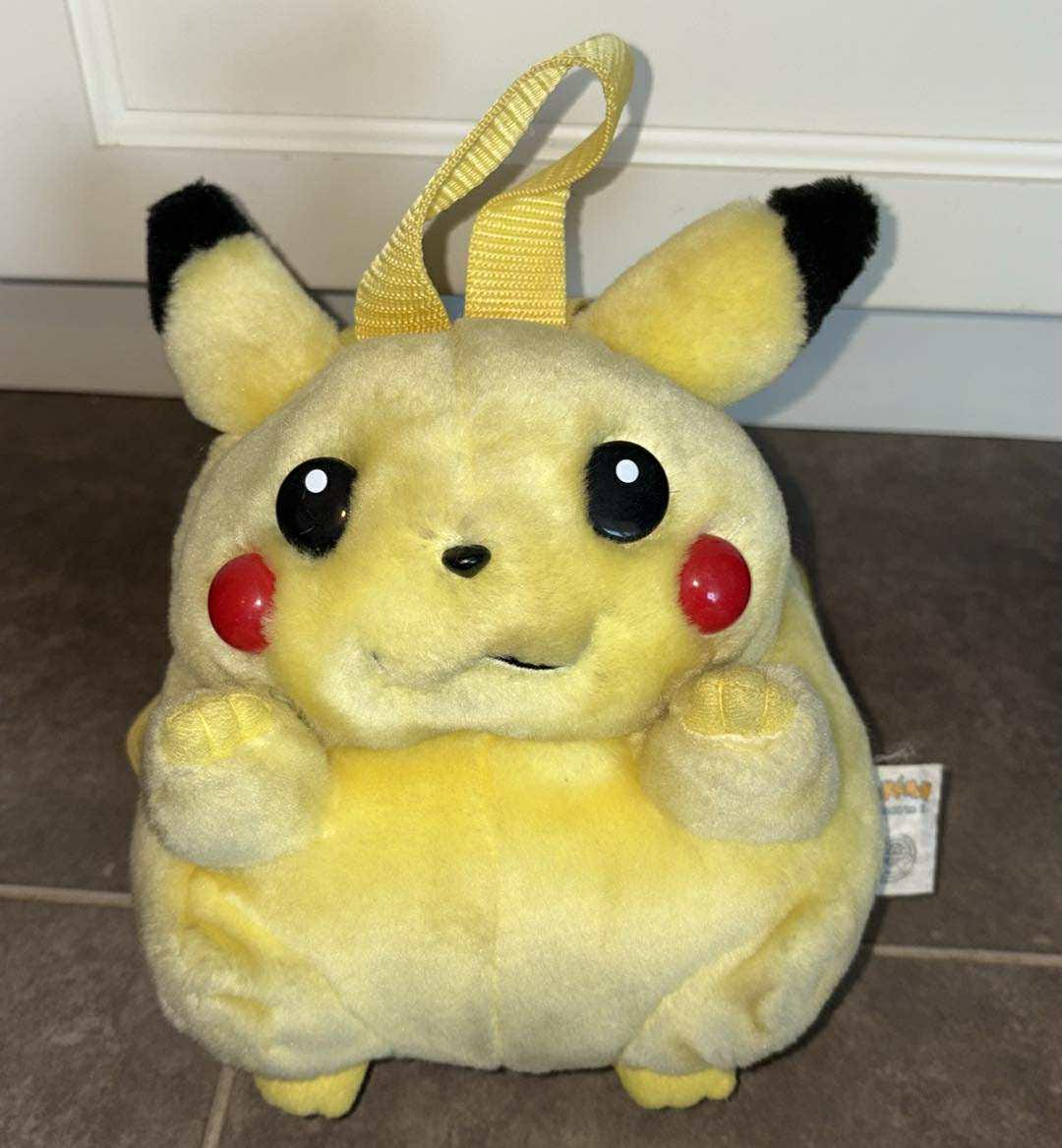 ヴィンテージピカチュウ ぬいぐるみ ジッパー付き Fat pikachu plush - Etsy 日本