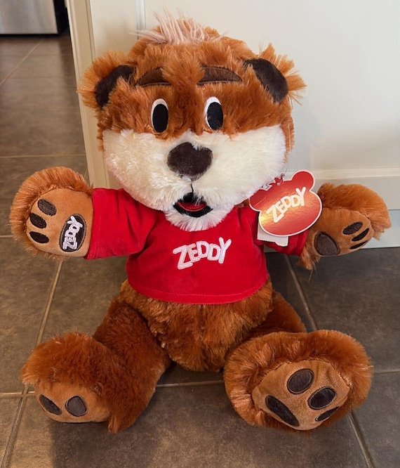 Teddy@Riv.  Zellers Mascot Teddy Bear Zeddy With Red Shirt Plush 18 Inch - Etsy