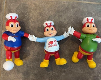 Jollibee Philippines Figure 4&quot;Fast Food toy mascot 3 included