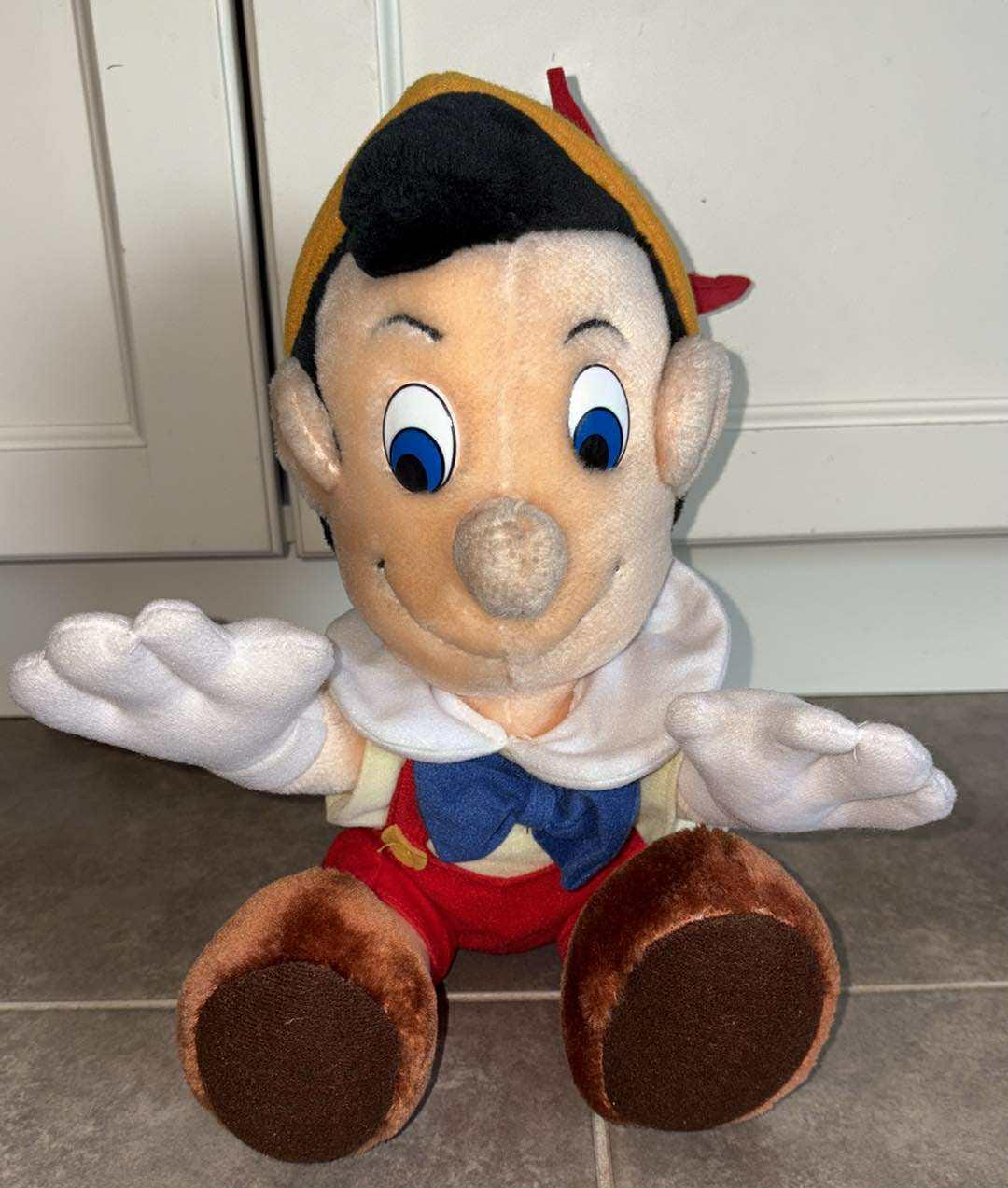 Ancienne Peluche Pinocchio - Jouet Vintage Pour Collection