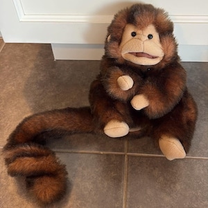 Folkmanis monkey puppet - Etsy 日本
