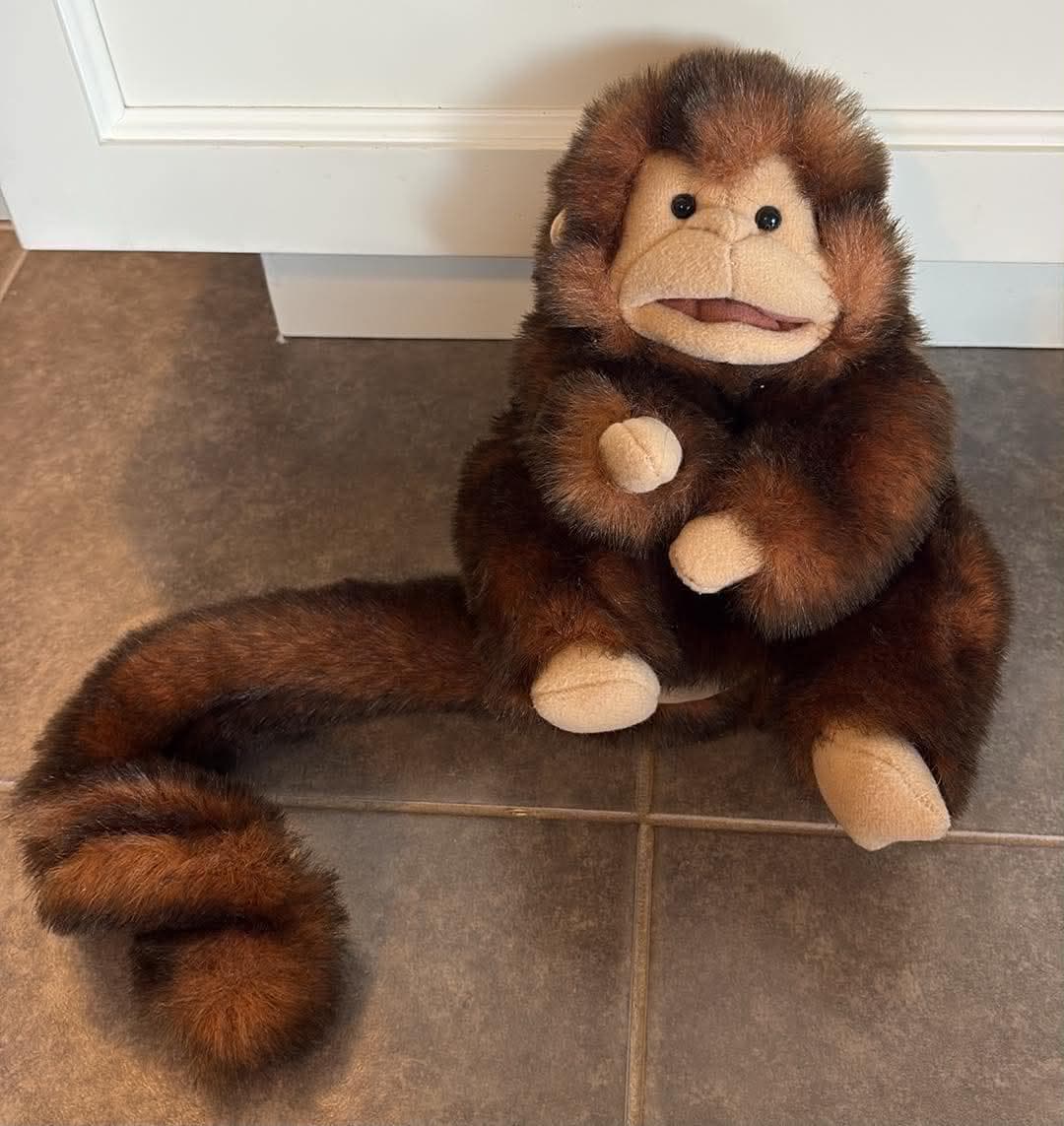 Folkmanis monkey puppet - Etsy 日本