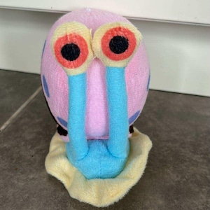 Vintage 2005 Spongebob Squarepants Gary Snail Plush Toy 6 inch