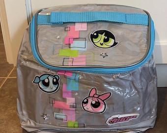 Vintage 2002 The Powerpuff Girls Silver Backpack