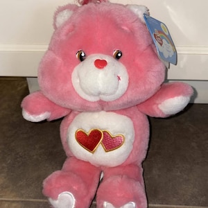 2004 Carlton Cards Peluche rose Les oursons aiment beaucoup les ours 30 cm (12 po.)