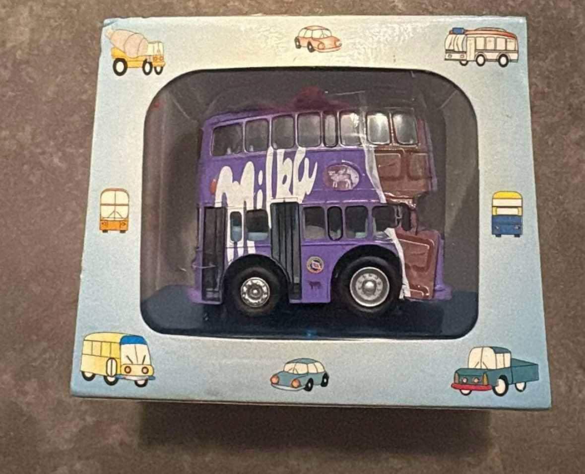 Milka Chocolate Tiy Car Bus Figure Small