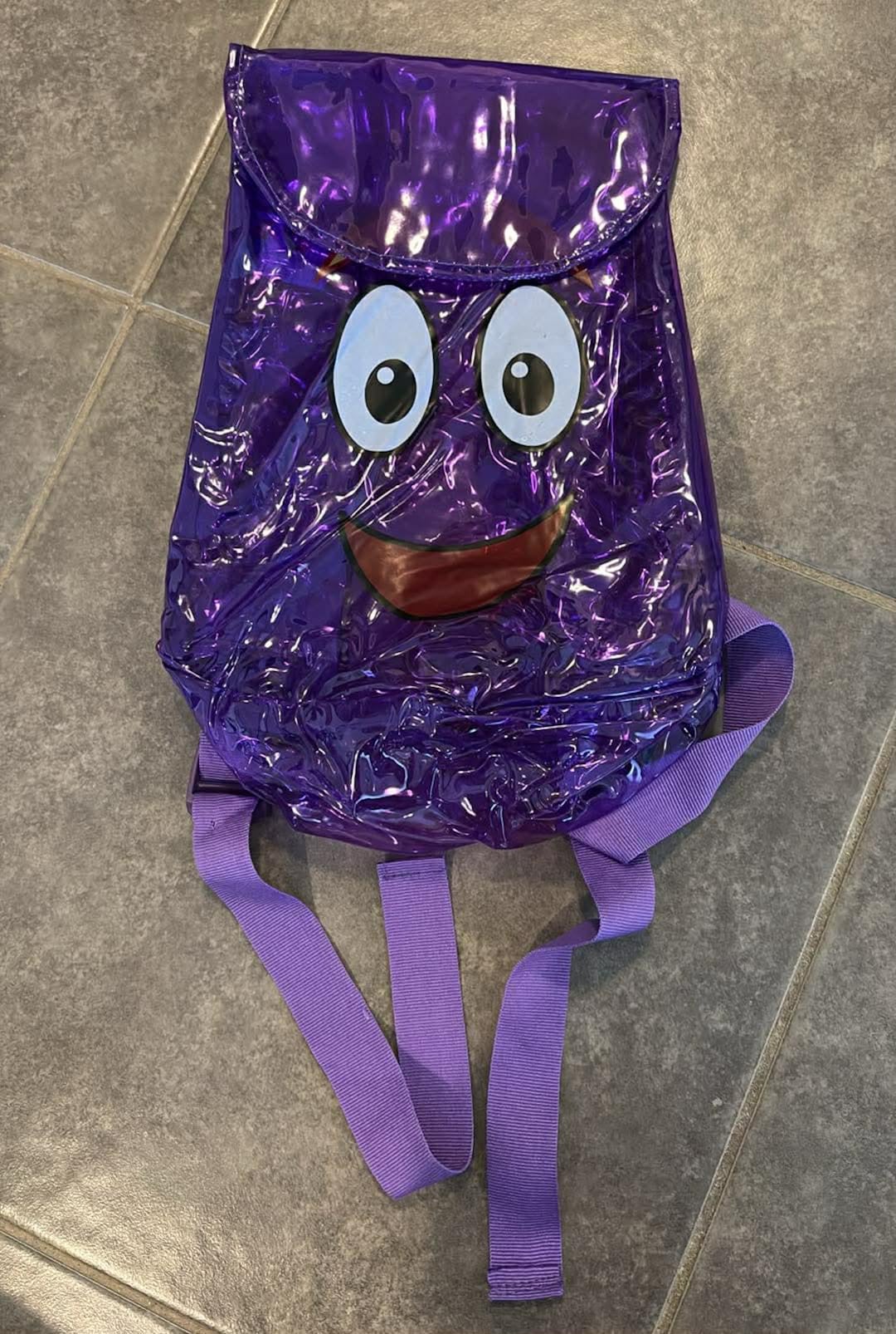 Vintage Dora the Explorer Purple Plastic Clear Backpack Kids - Etsy