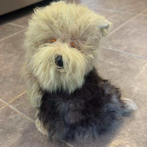 Vintage Yorkie Yorkshire Terrier Dog Puppy Stuffed Plush 9 inch