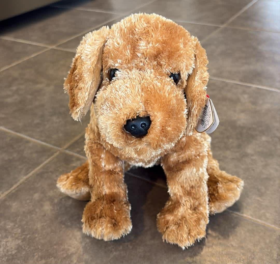 Ty Classic Buddy Cody Puppy Dog Plush Brown Tan 12